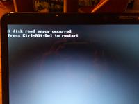 Toshiba - A disk read error occurred przy uruchamianiu, co zrobić?