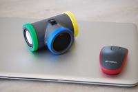 Przenośny głośnik Bluetooth wykonany z trójnika PCV