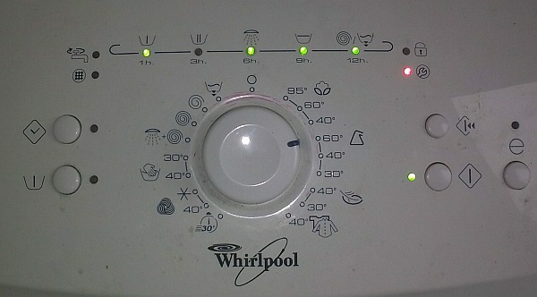 Pralka Whirlpool AWE 6516 Kod OXOOO + czerwona lampka serw