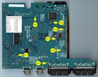 PS 2 model SCPH 90004 uszkodzony zasilacz,spalony R14