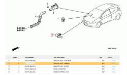 Czujnik temperatury zewnetrznej Honda Civic 2007 r nie działa.