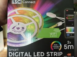 Combination of 20m of LED rgb + tunable white tape under one driver Combination of 20m of LED rgb + tunable white tape under one driver