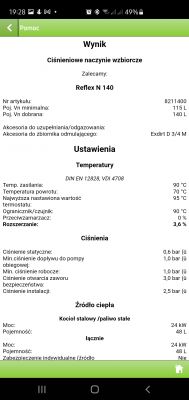 Spadek ciśnienia po wygaśnięciu kotła zgazowującego drewno Atmos - instalacja C.O.