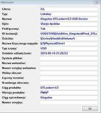 Kingston Locker+G3 32GB USB3.0 - System nie wykrywa urządzenia