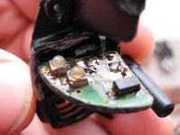 Skoda Octavia II 1,9 2009rok - Uszkodzone diody smd kierunkowskazu w lusterku