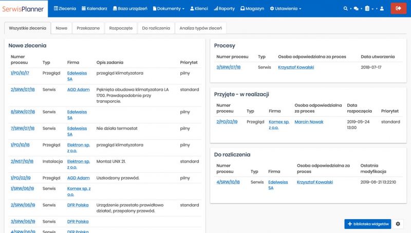 Serwis Planner. Recenzja programu do serwisu