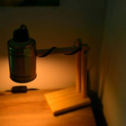 Lampka biurkowa DIY. Koszt 40zł Lampka biurkowa DIY. Koszt 40zł
