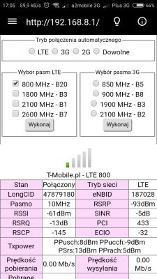 T-Mobile Home Internet: Best Antenna for B525s Router, LTE Bands 1800+800mhz, 800mhz, 800+2600mhz