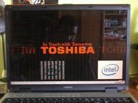 Toshiba Satellite P100 221 - Dziwne ślady na matrycy, brak reakcji