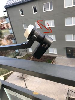 Polsat Multiroom - skacząca jakość 0-40% i spadki mocy na antenie 90 cm