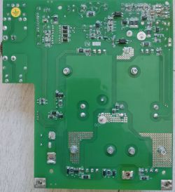 Płyta PCB spawarki Spartus easytig 210 z widocznymi komponentami i oznaczeniami.