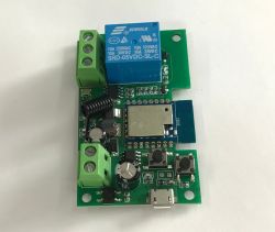 433 MHz radio-controlled and Wi-Fi-controlled relay module – how do I pair the remote control? Firmw