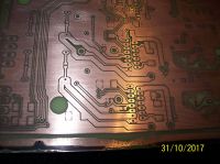 Printing with a laser printer on a PCB laminate