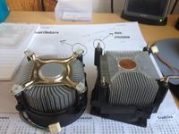 Jak zamontować chłodzenie na plastikowe kołki na Asus P5GD1-FM/S?