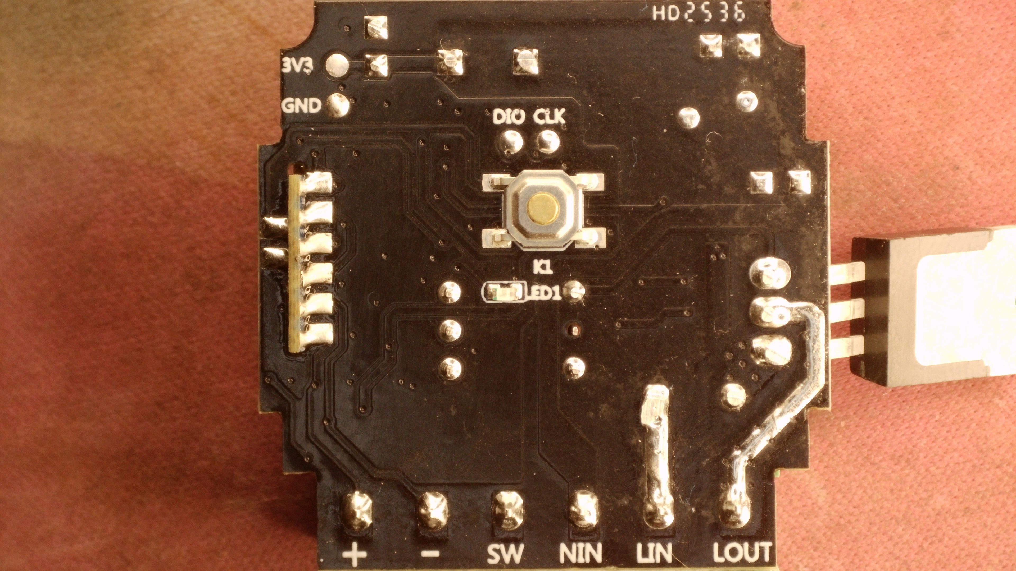 [BK7231N/CB2S] Inverted PCB layout of CB2S on FS-05R Mini Dimmable Switch