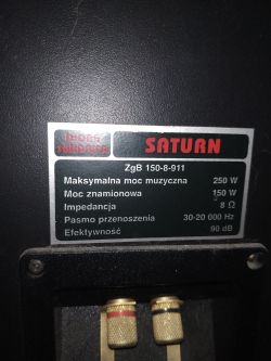 Jaki wzmacniacz do głośników Saturn ZgB 150-8-911 (150W) Jaki wzmacniacz do głośników Saturn ZgB 150-8-911 (150W)