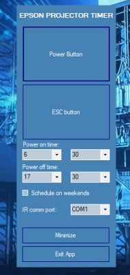 Okresowe załączanie / wyłączanie projektora EPSON EB-535W Okresowe załączanie / wyłączanie projektora EPSON EB-535W