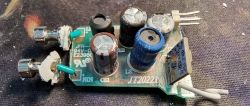 Circuit Board with Electronic Components Photo of a circuit board with electronic components.