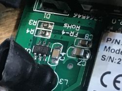 Jinvoo SM-AW713 PCB Close-up of the Jinvoo SM-AW713 PCB with visible electronic components.