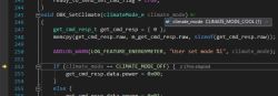 Screenshot showing a fragment of C source code in Visual Studio Code editor.