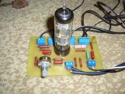 ECL86 and EM84 Tube Amplifier - PCB