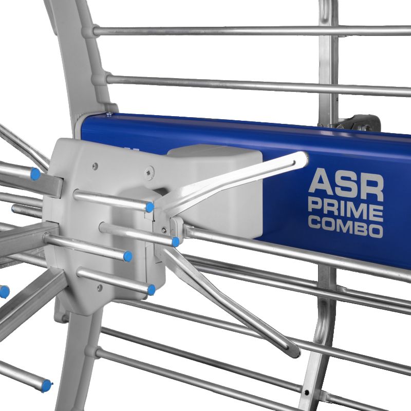 Nahaufnahme einer Richtantenne mit der Aufschrift ASR PRIME COMBO