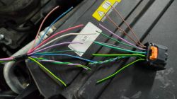 Opel Grandland - Podłączenie kostki 10 PIN do lampy Full Led, różne kolory kabli