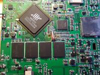 Identyfikacja spalonych elementów SMD S1Cc na płycie tabletu Omega MID7108