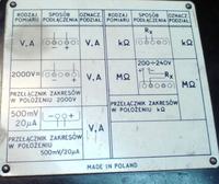 MUR-3 Miernik uniwersalny - Szukam instrukcji i schematu
