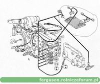 Massey Ferguson 3070 - po remoncie silnika nie działa przełącznik żółw-zając