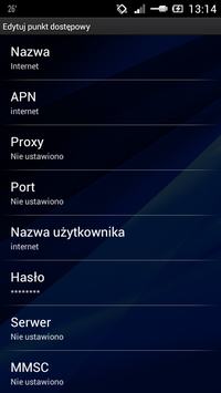Motorola XT890 - jak ręcznie skonfigurować APN dla Virgin Mobile?