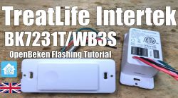 [Youtube] Treatlife Intertek Wall Switch SS02 - how to free from cloud, pair with Home Assistant