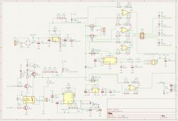 Schematic diagram of power supply and measurement circuit for a home automation main module.