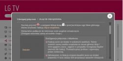 Instrukcja konfiguracji połączenia z dekoderem na ekranie telewizora LG