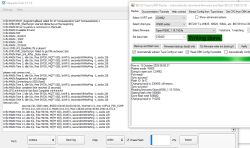 BK7231 Easy UART Flasher interface showing successful W600 firmware flash