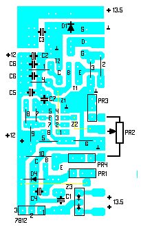 Ultrasonic PWM with soft start for speed control of a DC motor.