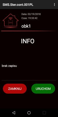Program do wysyłania SMS-ów (komend sterujących) "SMSster-control"