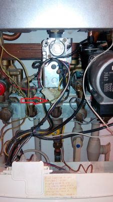 Smell of gas sensed under the Junkers ZW14-2DV KE combi boiler