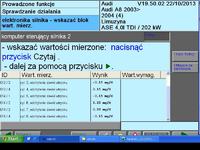 audi a8 d3 4.0 tdi - brak sterowania wtryskiwaczy 2,3,5,8