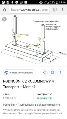 2-Column Car Jack Installation: Optimal Hole Dimensions and Anchor Recommendations for Concrete B25