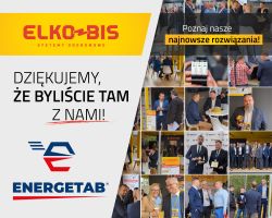 Stoisko ELKO-BIS na targach ENERGETAB 2025, zespół i produkty podczas prezentacji
