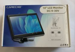 Minitest: Camecho 10" LCD Monitor 1024x600 VGA HDMI BNC AVI presentation with camera