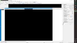Zrzut ekranu z programu LibreOffice Calc, prezentujący arkusz kalkulacyjny z ukrytymi danymi, zamalowanymi na czarno.