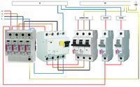 Electrical installation - trips the residual current circuit breaker Electrical installation - trips the residual current circuit breaker