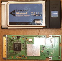 Gdzie przylutować kabelek RPSMA w Linksys WPC 11 ver.4?