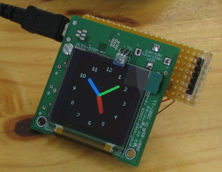 Projekt zegara na OLED na mikrokontrolerze ARM7. Projekt zegara na OLED na mikrokontrolerze ARM7.