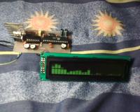 Analizator Widma Audio Spectrum Analyzer Atmega8 i 2x24 LCD