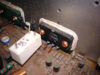 Wzmacniacz JVC AX-550 (Wysoka temperatura tranzystora)