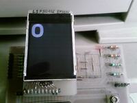 LCD od S65 sterowany przez ATmega16.