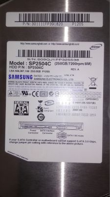 Jak naprawić spalony element na płytce dysku Samsung SP2504C?